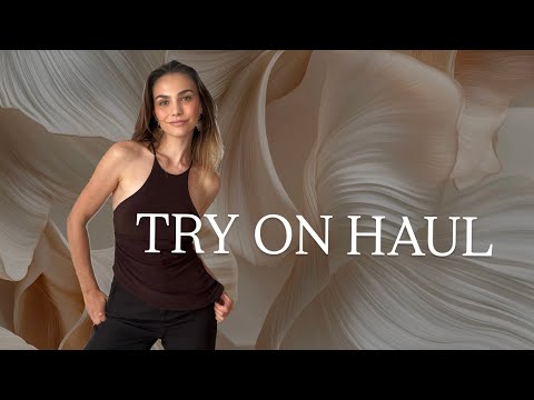 TRY ON: ASYMMETRICAL TOP 🤎 | Paulina Stepowska