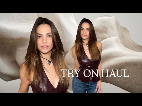 TRY ON: COYOTE UGLY KINDA TOP 🤎 | Paulina Stepowska