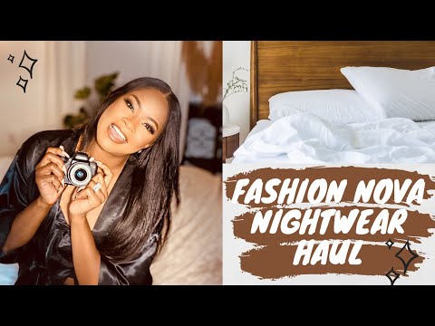 TRY ON Haul: #FASHIONNOVA | Nightwear | lounge wear