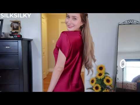 Try On Silk Night Pajamas | SILKSILKY