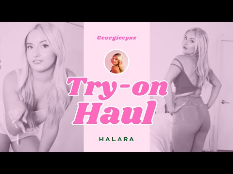 TRY ON THESE VIRAL LEGGINGS!! | Honest haul and review of the Halara leggings, bras, dresses & more!
