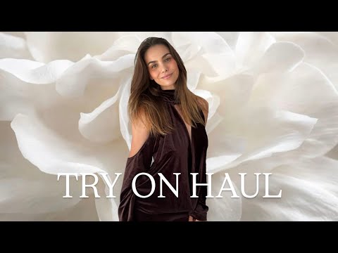 TRY ON: VERY SPECIAL VELVET DRESS 🤎 | Paulina Stepowska