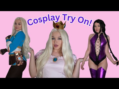 Trying on all of my Cosplays!