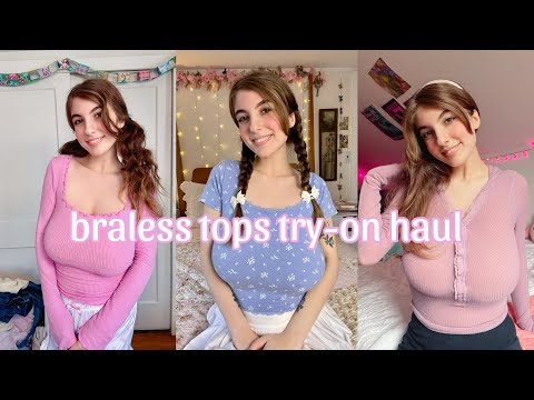 trying on my favorite tops! (without “support”)