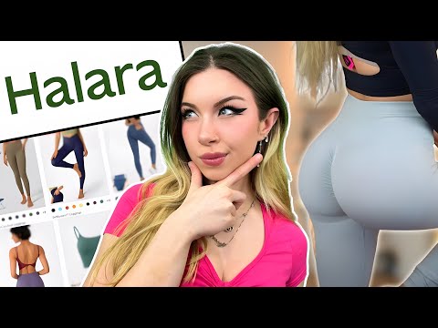 Trying on tight Active wear | Halara