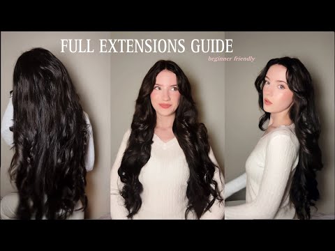 trying out extensions from Yilite Hair | application, care & more