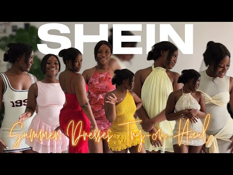ULTIMATE SHEIN SUMMER DRESSES TRY ON HAUL , SUMMER 2025/26| customs,pricebreakdown,discount codes