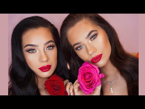 ULTIMATE VALENTINES MAKEUP LOOK!!  The Badura Twins