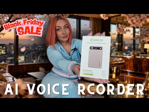 UMEVO AI Voice Recorder Review! Black Friday Sale! ⭐️