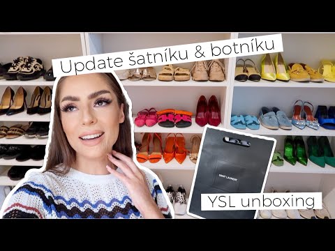 Update ŠATNY & botníku, unboxing YSL psaníčka | Týnuš Třešničková