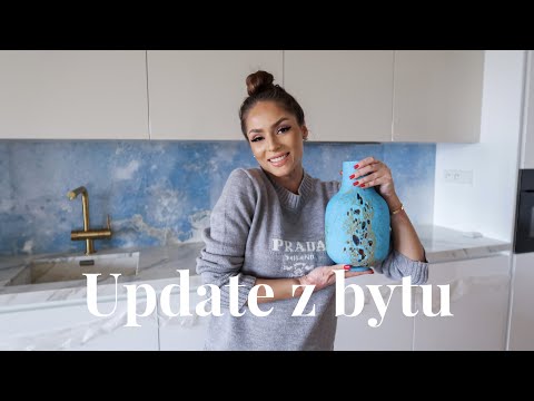 UPDATE Z BYTU | přírodní kámen v kuchyni, problémy s malířem, unikátní váza