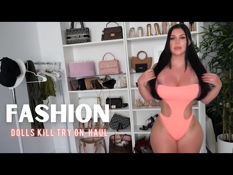 VACATION TRY ON HAUL | TRENDY MINI DRESSES & SWIMWEAR | DOLLS KILL
