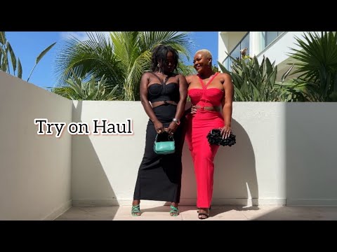 Vacation Try on Haul with @ohemaabonsu #viral #trending #fashionblogger #fashionnova