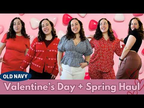 Valentine's Day Old Navy Haul | Spring New Arrivals and Hearts Galore!