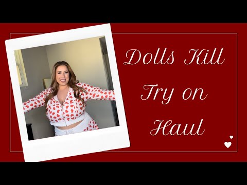 VALENTINE’S DAY TRY ON HAUL WITH DOLLS KILL | Lauren Sangster