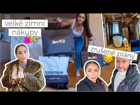 Velké zimní nákupy, zrušené plány a víkend v luxusním apartmánu | Týnuš Třešničková