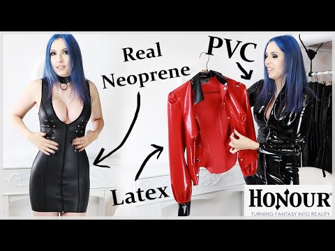 Very Xtra Clubbing Outfits by Honour Clothing made from PVC, Latex & Neoprene