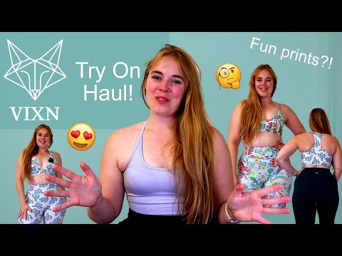 Vixn Fitness Review | Try On Haul Unique Pieces | Small Brands