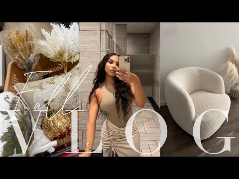 VLOG| FALL HOME DECOR HAUL 2022 + NEW FURNITURE + IKEA PAX + DATE NIGHT #falldecor #homedecor