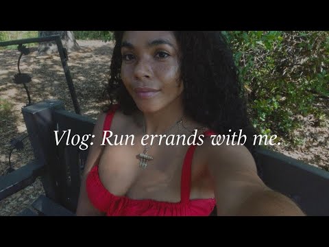 Vlog: Run errands with me ( shopping, long walks, grwm, my fav garden )