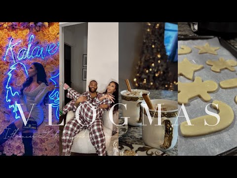VLOGMAS | Baking Christmas Cookies & Reindeer Games + Influencer Life + Home Decor Updates #vlogmas
