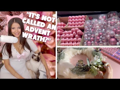 VLOGMAS DAY 3 ⋆ꔫ⋆ DIY Christmas Decorations ⋆ꔫ⋆ Holly Cerise Twitch Fails