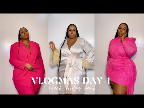VLOGMAS DAY 4 | PLUS SIZE BLACK FRIDAY HAUL | BRITTNEYINC