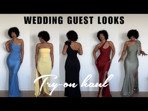 WEDDING GUEST TRY-ON HAUL | @FashionNova