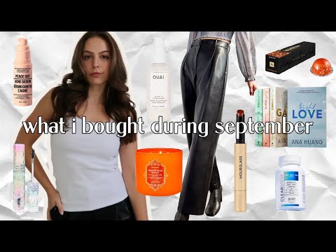 what i bought this month | september 2022
