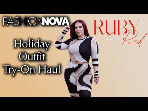 Winter 2024 Holiday Outfit Try On Haul from ​⁠@fashionnovacurve ​⁠@FashionNova | Ruby Red