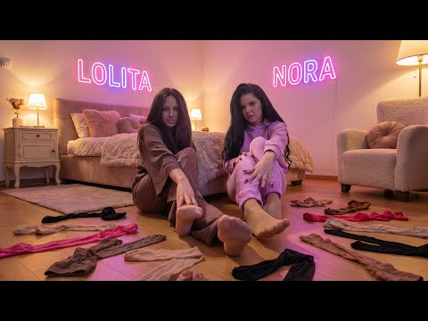 With Nora Tights 💕 Tracksuits & Nude vs Black Nylons