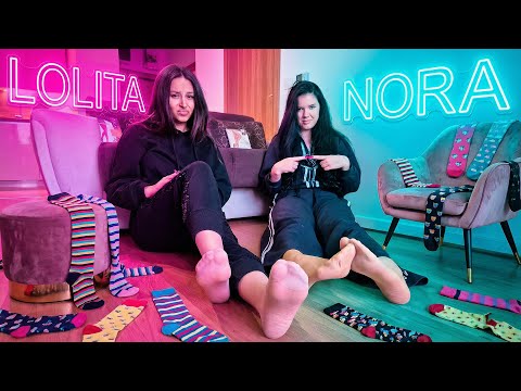 With Nora Tights 💕 Try-On Nude Nylon Knee Socks