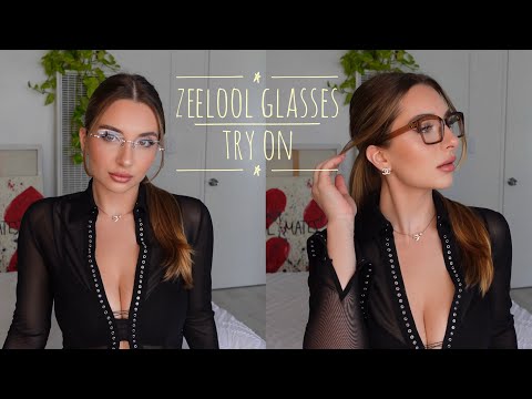 Zeelool glasses try on haul