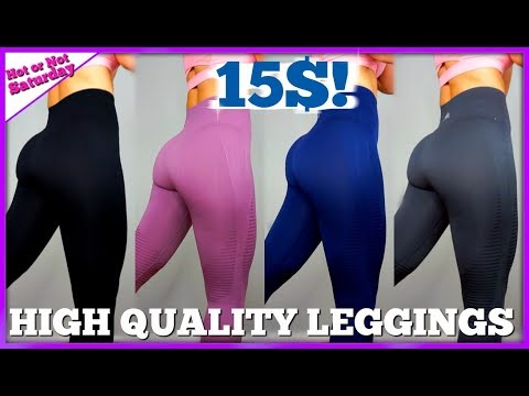 15$ HIGH QUALITY SEAMLESS LEGGINGS  Review & Try on |  ALIEXPRESS