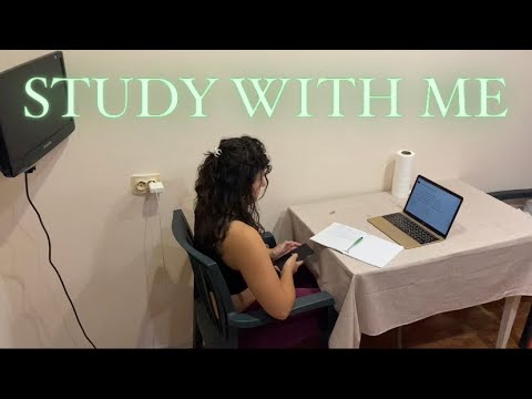 2-HOURS STUDY WITH ME | asmr sounds, background noise, no music, realistic, work with me