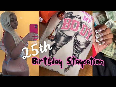 25TH BIRTHDAY CELEBRATION + LUXURY STAYCATION + YACHT VIBES + ED HARDY SWIM SET +BODY BY RAVEN  😍