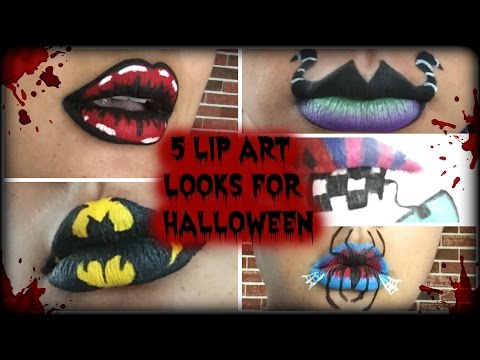 5 Lip Art Looks For Halloween!