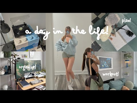 a day in the life!! 💻🌱 COZY VLOG!