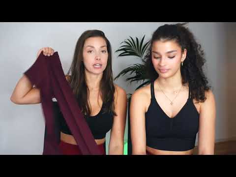 AAGROSTE BOOTY Leggings Review – Denice & Dania Review Try on Haul #amazon