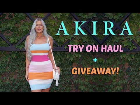 AKIRA Try On HAUL //// GIVEAWAY!!!!