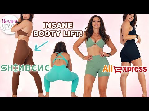 Aliexpress SHINBENE Activewear Review Try on Haul! BEST LEGGINGS!!!