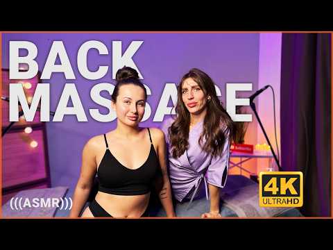Amazing Back Massage by Olga to Real Client ASMR