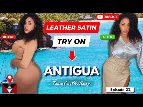 Antigua Travel Vlog & Leather Skirt Pantyhose Satin Try on & Jolly, Valley Church, Ffryes Beach Trip