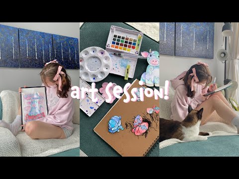 art session vlog :)