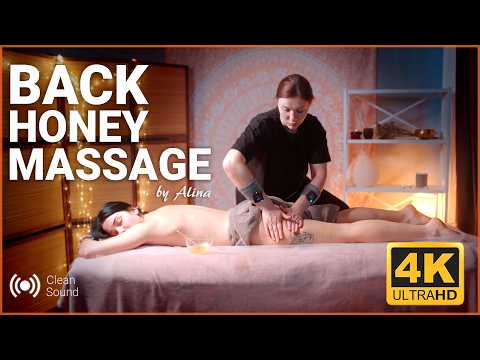 ASMR Back SPA Massage with Honey by Alina