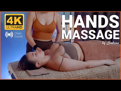 ASMR Hands And Front Massage by Sabina to Liza