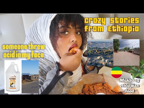 ASMR Mukbang | Ethiopian Food | Crazy stories from ethiopia that I can remember |