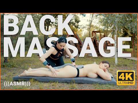 ASMR Professional Full Body Massage on a Mat Outdoors | Relaxing & Soothing Massage Sounds for Sleep