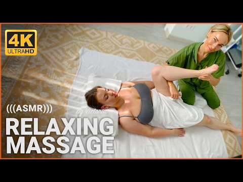 ASMR Relaxing Massage on Mat by Victoria for Liza | Sleep Aid & Unintentional ASMR