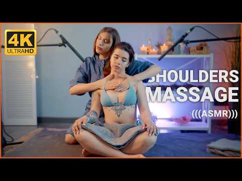 ASMR Relaxing Shoulders and Back Massage by Olga